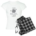 thumbnail image 1 of CafePress - Crazy Hedgehog Lady Pajamas - Women's Light Pajamas, 1 of 4