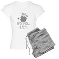 thumbnail image 1 of CafePress - Crazy Hedgehog Lady Pajamas - Women's Light Pajamas, 1 of 4