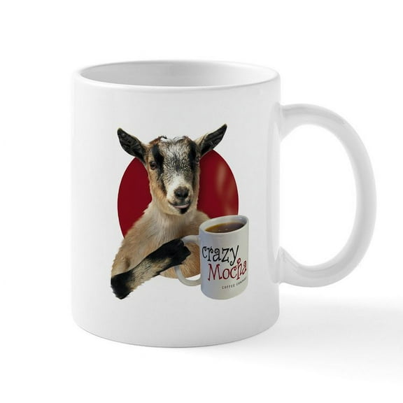 CafePress - Crazy Mocha Coffee Mug - 11 oz Ceramic Mug - Novelty Coffee Tea Cup