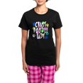 thumbnail image 1 of CafePress - Crazy Poodle Lady Women's Dark Pajamas - Women's Short Sleeve Print T-Shirt and Pants Dark Cotton Pajama Set, 1 of 7