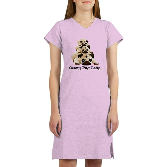 CafePress - Crazy Pug Lady - Women's Nightshirt