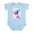 thumbnail image 1 of CafePress - Crazy Purple Tree Frog Infant Bodysuit - Baby Light Bodysuit, Size Newborn - 24 Months, 1 of 4