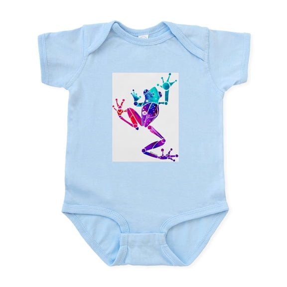 CafePress - Crazy Purple Tree Frog Infant Bodysuit - Baby Light Bodysuit, Size Newborn - 24 Months