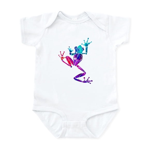 CafePress - Crazy Purple Tree Frog Infant Bodysuit - Baby Light Bodysuit, Size Newborn - 24 Months