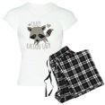 thumbnail image 1 of CafePress - Crazy Racoon Lady Pajamas - Women's Short Sleeve Print T-Shirt and Pants Light Cotton Pajama Set, 1 of 7