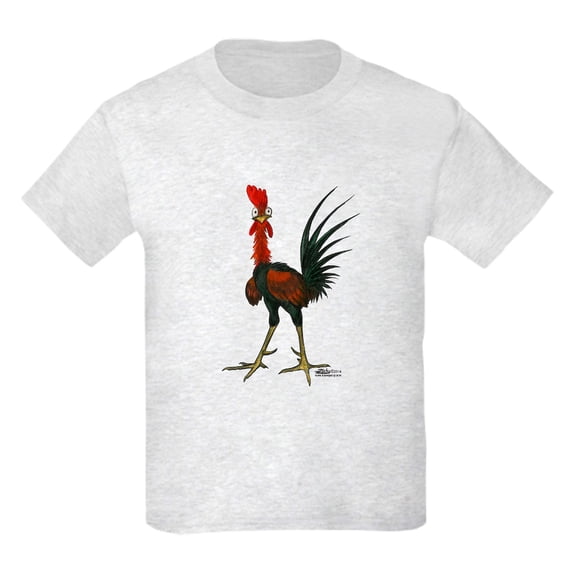 CafePress - Crazy Rooster T Shirt - Light T-Shirt Kids XS-XL