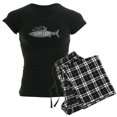 thumbnail image 1 of CafePress - Crazy Shark Lady Pajamas - Women's Dark Pajamas, 1 of 5