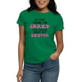 thumbnail image 1 of CafePress - Crazy Sister Women's Dark T Shirt - Women's Traditional Fit Dark T-Shirt, 1 of 4