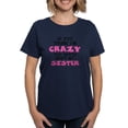 thumbnail image 1 of CafePress - Crazy Sister Women's Dark T Shirt - Women's Traditional Fit Dark T-Shirt, 1 of 4