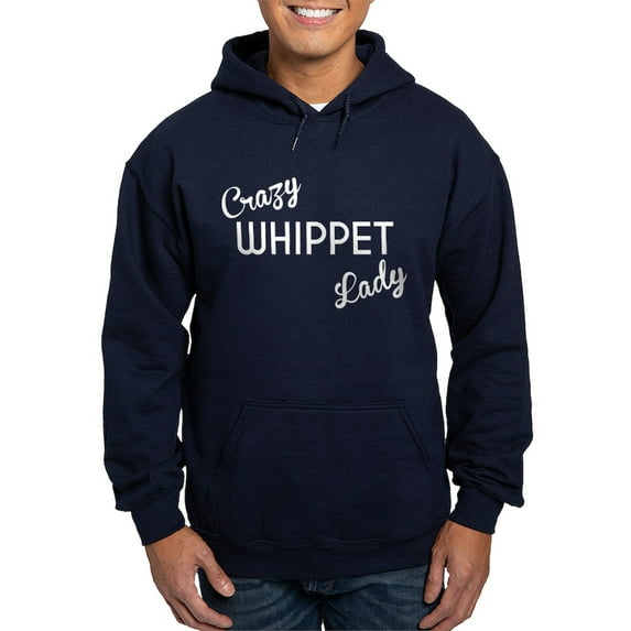 CafePress - Crazy Whippet Lady Hoodie - Pullover Hoodie, Classic, Comfortable Hooded Sweatshirt