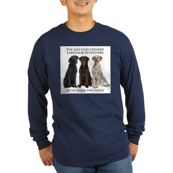CafePress - Creation Of Labs Long Sleeve T Shirt - Long Sleeve Dark T-Shirt