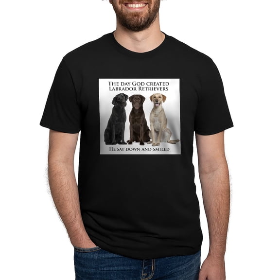 CafePress - Creation Of Labs Men's Deluxe T Shirt - Mens Tri-blend T-Shirt
