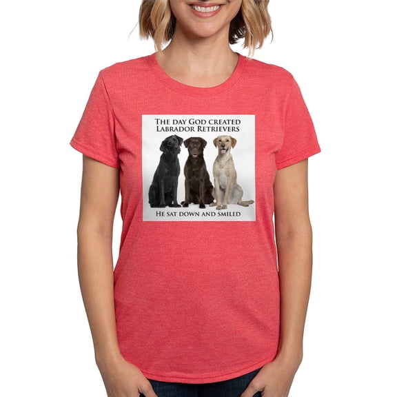 CafePress - Creation Of Labs Women's Deluxe T Shirt - Womens Tri-blend T-Shirt