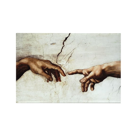 CafePress - Creation Of Man - Rectangle Magnet, 2"x3" Refrigerator Magnet