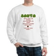 thumbnail image 1 of CafePress - Creepy Santa Sweatshirt - Crew Neck Sweatshirt, 1 of 4