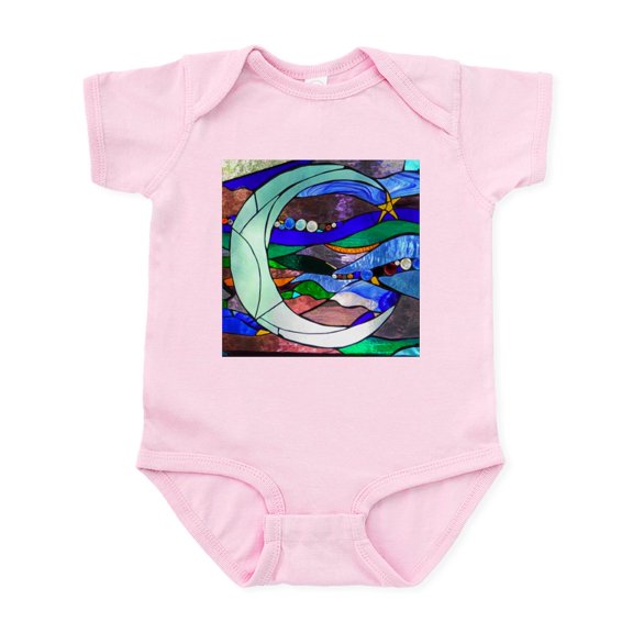 CafePress - Crescent Moon Body Suit - Baby Light Bodysuit, Size Newborn - 24 Months