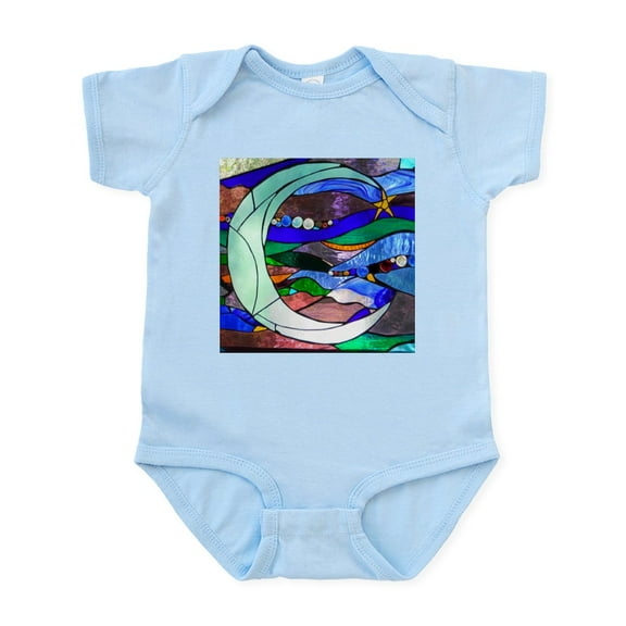 CafePress - Crescent Moon Body Suit - Baby Light Bodysuit, Size Newborn - 24 Months