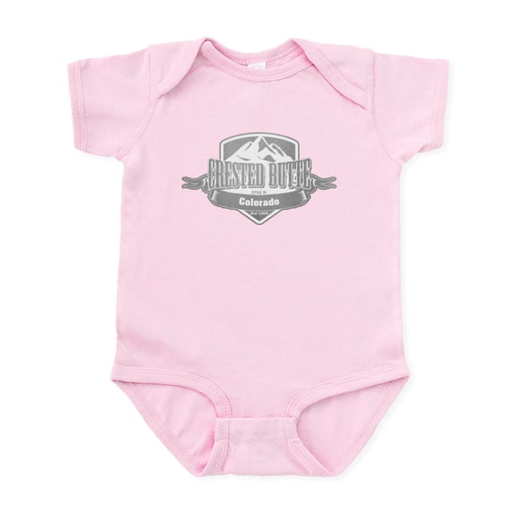 CafePress - Crested Butte Colorado Ski Resort 5 Body Suit - Baby Light Bodysuit, Size Newborn - 24 Months