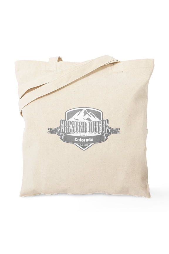 - Crested Butte Colorado Ski Resort 5 Tote Bag - Unisex Canvas Tote Bag, Beige, 1-Piece