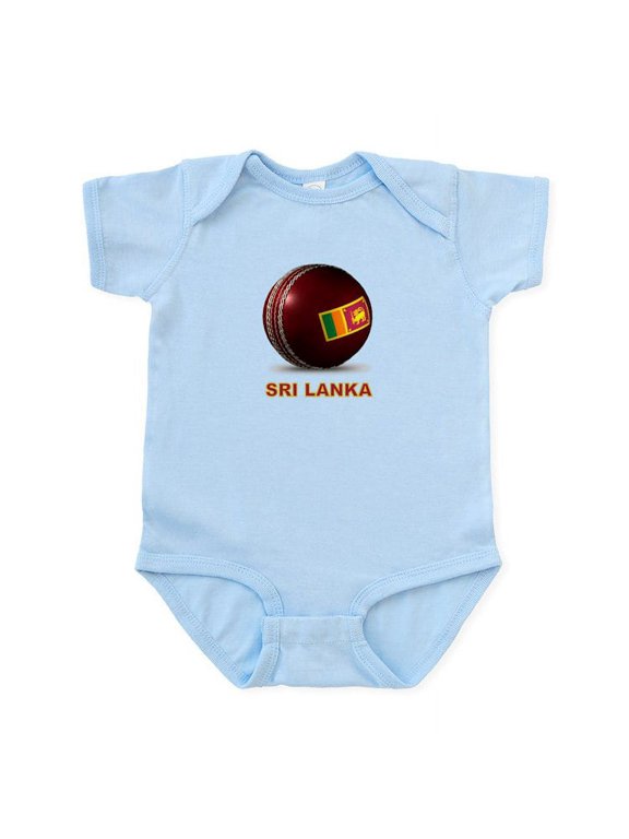 - Cricket Ball Body Suit - Baby Light Bodysuit, Size Newborn - 24 Months