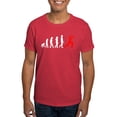 thumbnail image 1 of CafePress - Cricket Evolution (Red) T Shirt - Men's Classic Graphic Cotton T-Shirt, 1 of 4