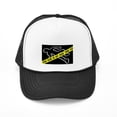 thumbnail image 1 of CafePress - Crime Scene Chalk Mark - Adjustable Unisex Printed Trucker Hat with Mesh Back, 1 of 8