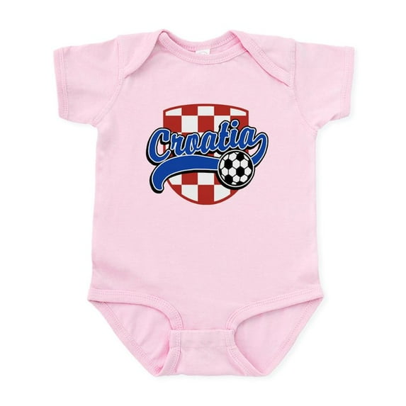 CafePress - Croatia Soccer Infant Bodysuit - Baby Light Bodysuit, Size Newborn - 24 Months
