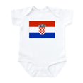 thumbnail image 1 of CafePress - Croatian Flag Infant Bodysuit - Baby Light Bodysuit, Size Newborn - 24 Months, 1 of 4