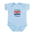 thumbnail image 1 of CafePress - Croatian Princess Body Suit - Baby Light Bodysuit, Size Newborn - 24 Months, 1 of 4