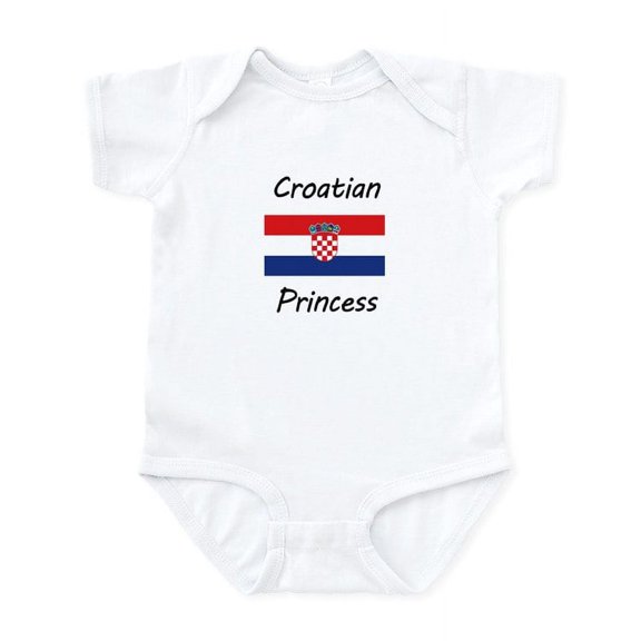 CafePress - Croatian Princess Body Suit - Baby Light Bodysuit, Size Newborn - 24 Months