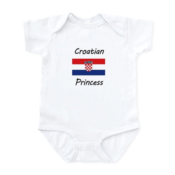CafePress - Croatian Princess Body Suit - Baby Light Bodysuit, Size Newborn - 24 Months
