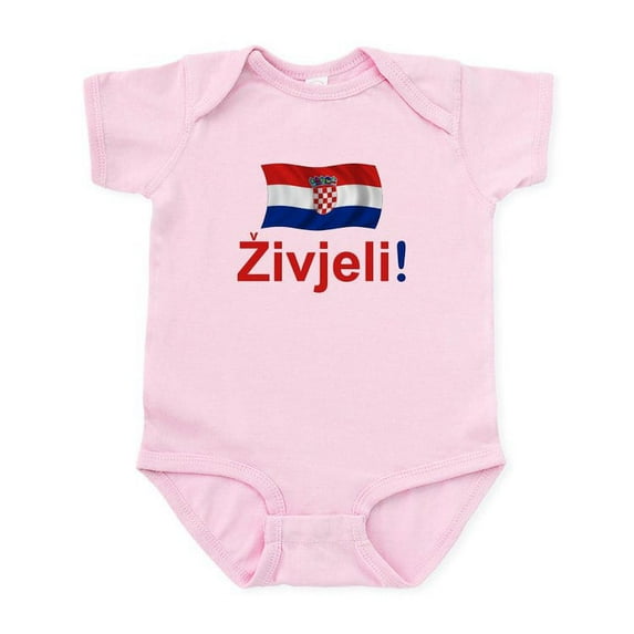 CafePress - Croatian Zivjeli Infant Bodysuit - Baby Light Bodysuit, Size Newborn - 24 Months