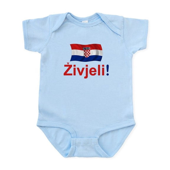 CafePress - Croatian Zivjeli Infant Bodysuit - Baby Light Bodysuit, Size Newborn - 24 Months