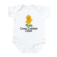 thumbnail image 1 of CafePress - Cross Country Chick Infant Bodysuit - Baby Light Bodysuit, Size Newborn - 24 Months, 1 of 4