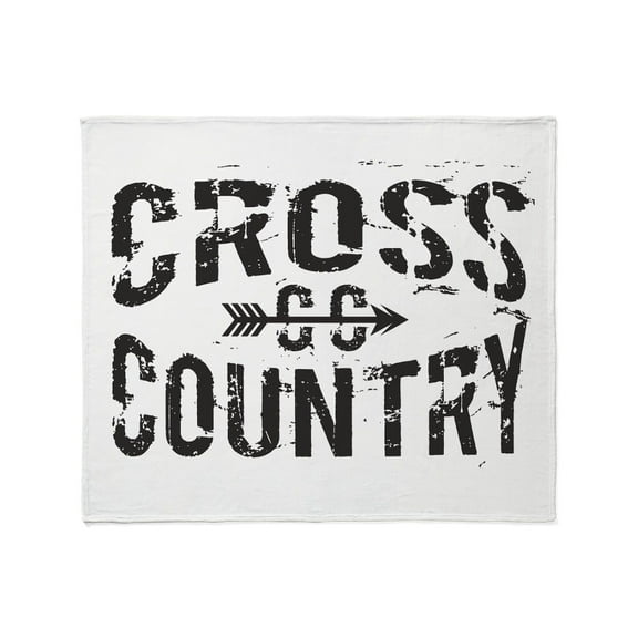 CafePress - Cross Country Throw Blanket - Soft Fleece Throw Blanket, 50"x60" for All Ages