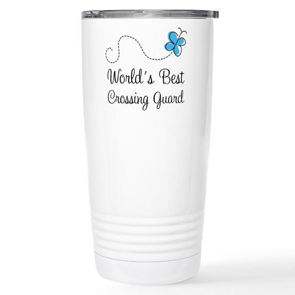 CafePress - Crossing Guard (World's Best) Stainless Steel Trav - Insulated Stainless Steel Travel Tumbler 20 oz.