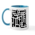 thumbnail image 1 of CafePress - Crossword Puzzle Mug - 11 oz Ceramic Mug - Novelty Coffee Tea Cup, 1 of 3
