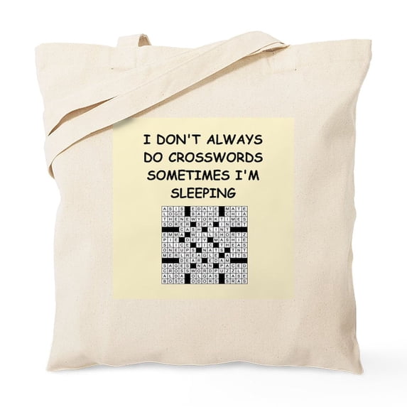 CafePress - Crosswords Tote Bag - Unisex Canvas Tote Bag, Beige, 1-Piece