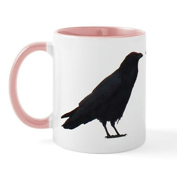 CafePress - Crow Pair Mug - 11 oz Ceramic Mug - Novelty Coffee Tea Cup