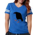 thumbnail image 1 of CafePress - Crow’S Feet Women's Football T Shirt - Womens Football Shirt, 1 of 4