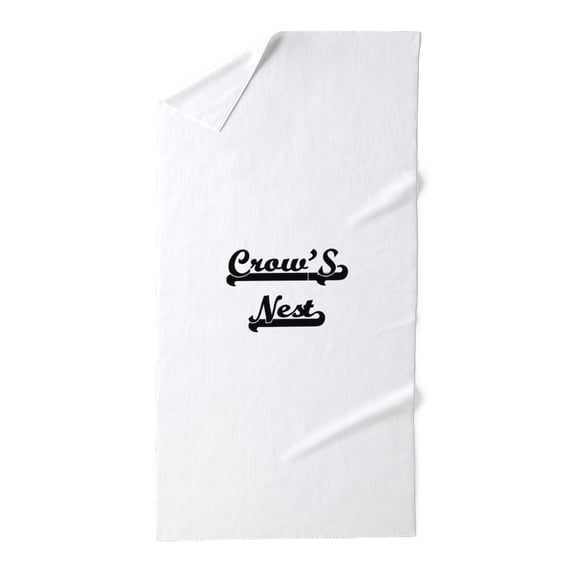 CafePress - Crow's Nest Classic Retro Design - Large Beach Towel, Soft 30"x60" Towel with Unique Design