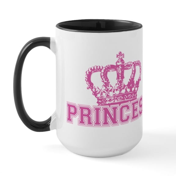 CafePress - Crown Princess - 15 oz Ceramic Large White Novelty Mug