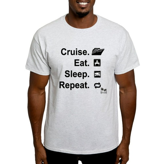 CafePress - Cruise. Eat. Sleep. T Shirt - Men's Classic Graphic T-Shirt