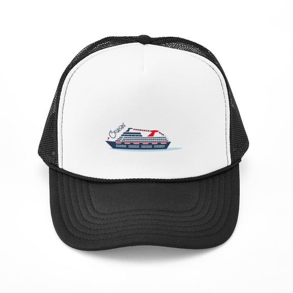 CafePress - Cruisin - Adjustable Unisex Printed Trucker Hat with Mesh Back
