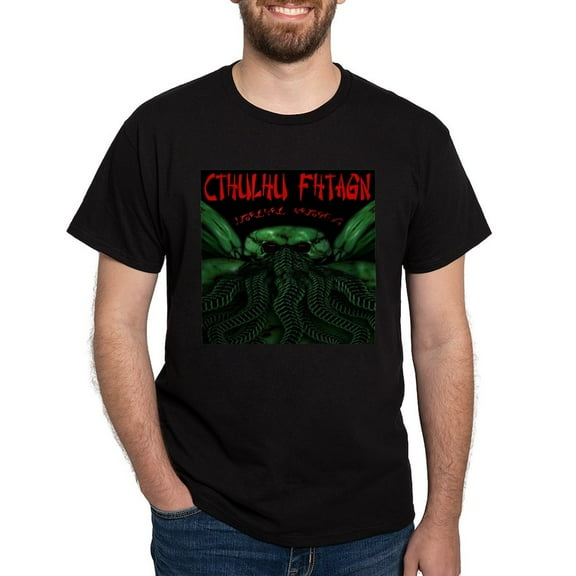 CafePress - Cthulhu Dark T Shirt - Men's Classic Graphic Cotton T-Shirt
