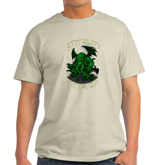 CafePress - Cthulhu Dreaming Dark T Shirt - Men's Classic Cotton T-Shirts