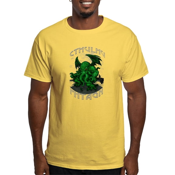 CafePress - Cthulhu Dreaming Light T Shirt - Light T-Shirt - CP
