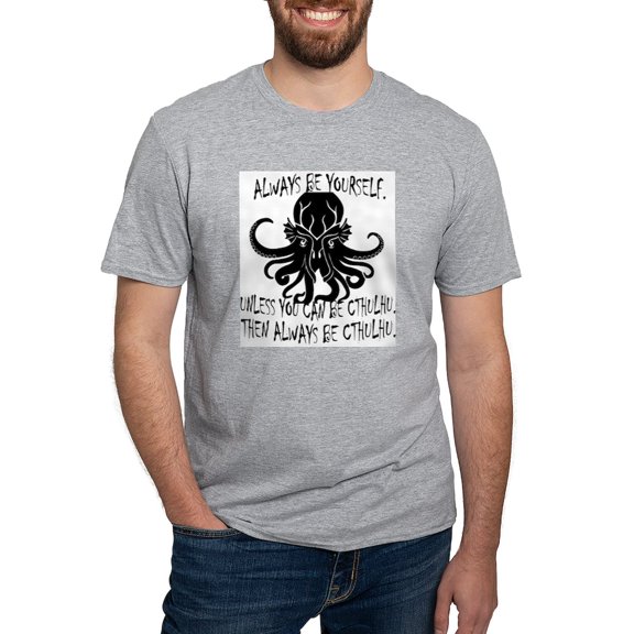 CafePress - Cthulhu Fitted T Shirt - Fitted T-Shirt, Vintage Fit Soft Cotton Tee