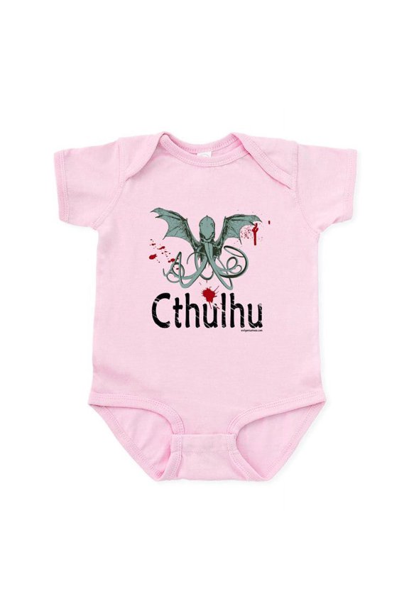 - Cthulhu Head Vector Infant Bodysuit - Baby Light Bodysuit, Size Newborn - 24 Months