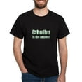 thumbnail image 1 of CafePress - Cthulhu Is The Answer Dark T Shirt - Men's Classic Graphic Cotton T-Shirt, 1 of 4